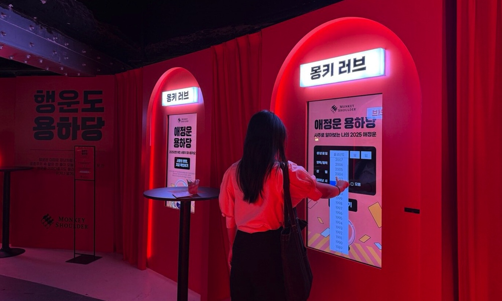 키오스크 사용 모습